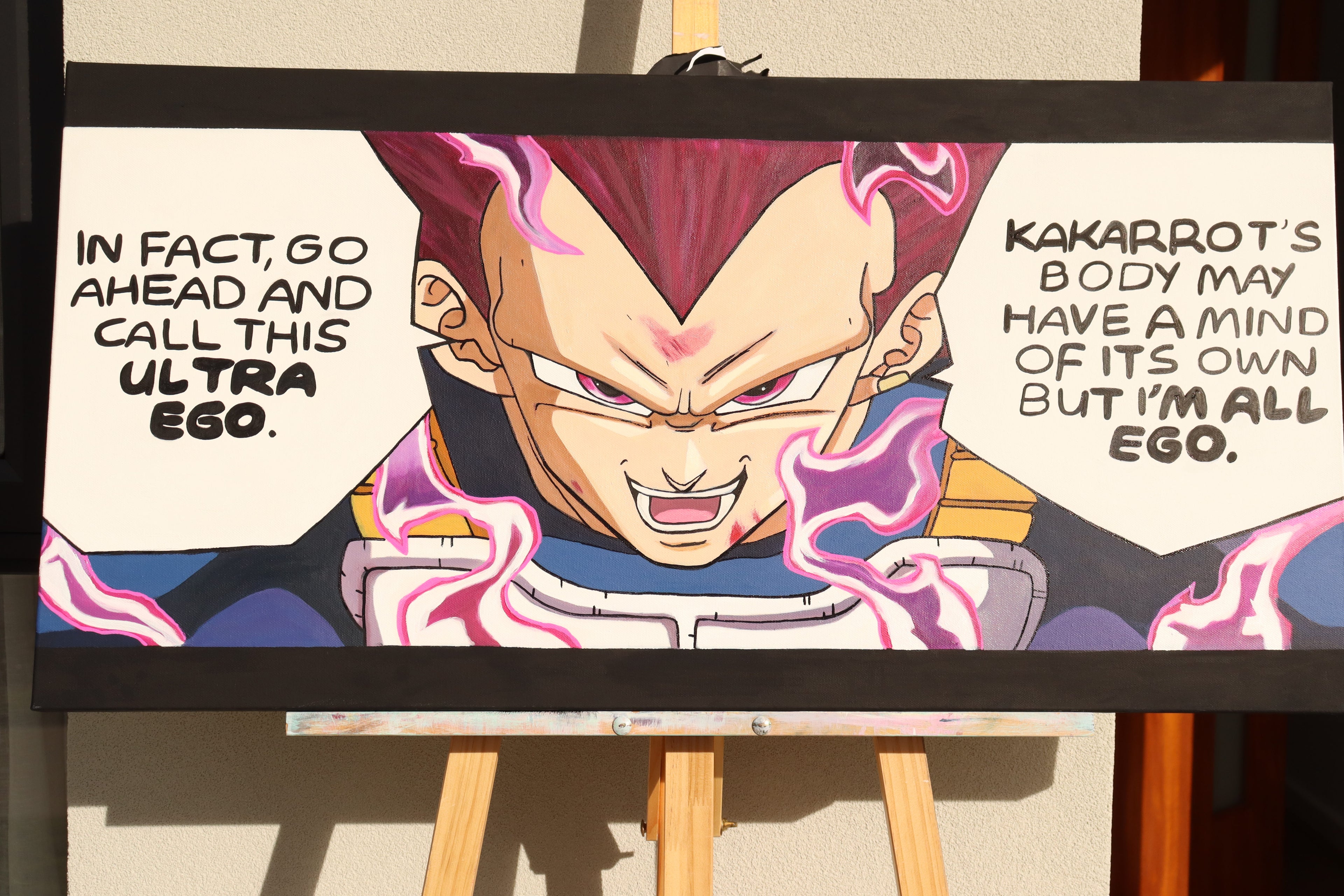 Vegeta Ultra Ego Manga Fine Art Print